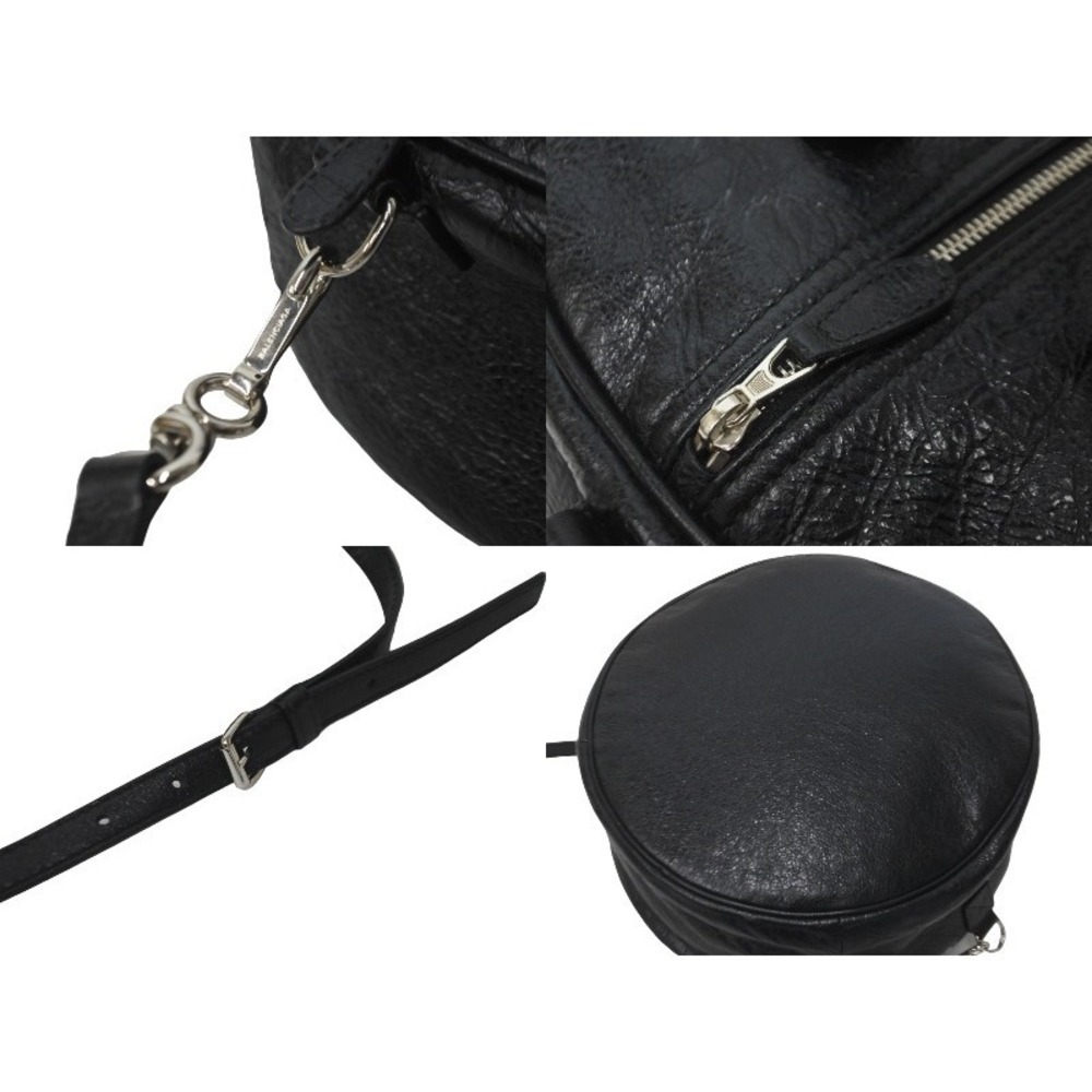 Balenciaga Shoulder Hobo Leather Black Bag Air - Picture 7 of 9